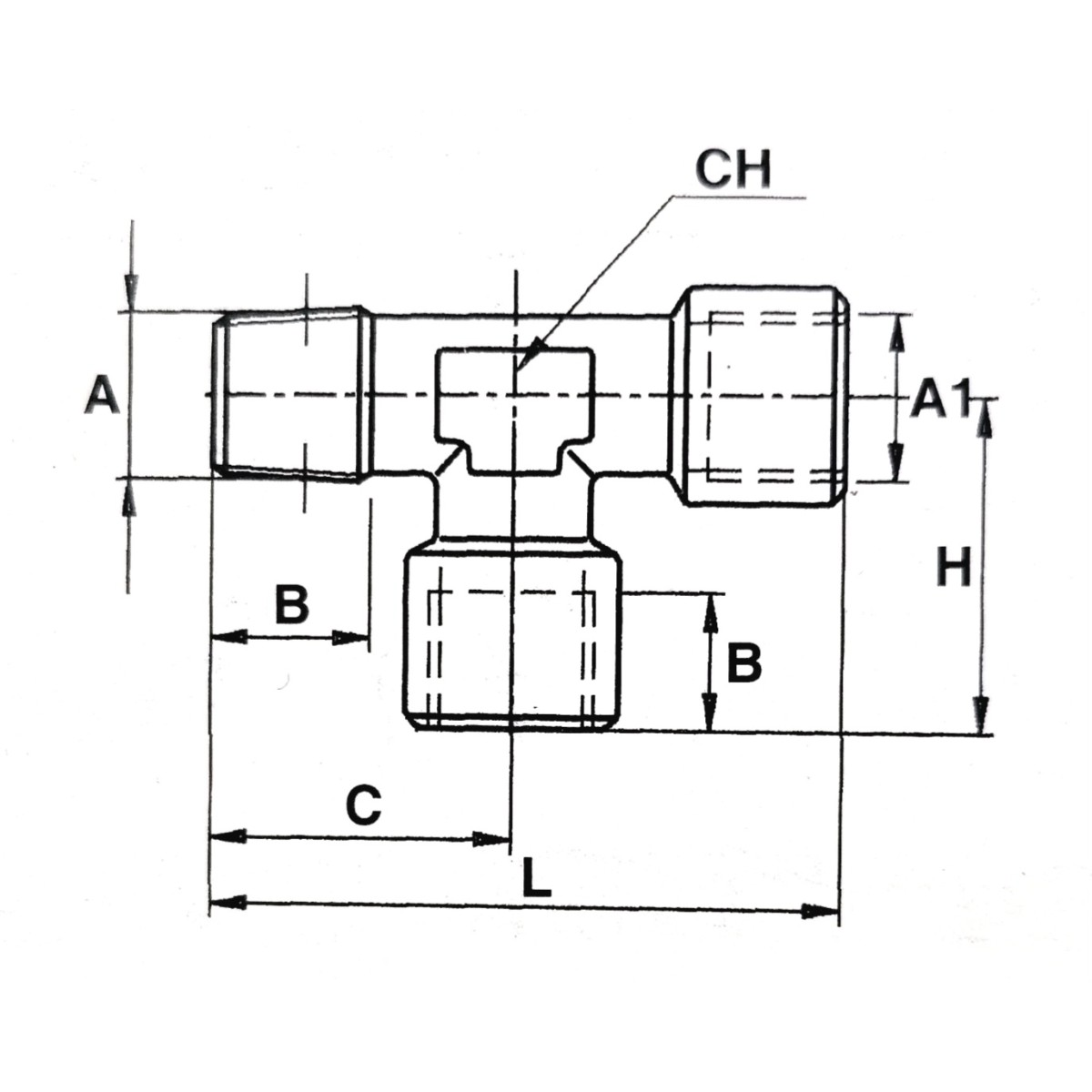 Acheter Un Raccord En Forme T M Le Femelle Pour Air Comprim Pneumatique